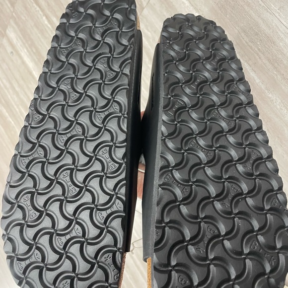 Birkenstock men’s  Arizona Birko-Flor black new with tag - Picture 5 of 12
